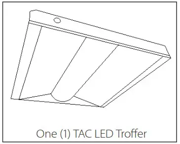 NICOR TAC Select LED Troffer - In The Box