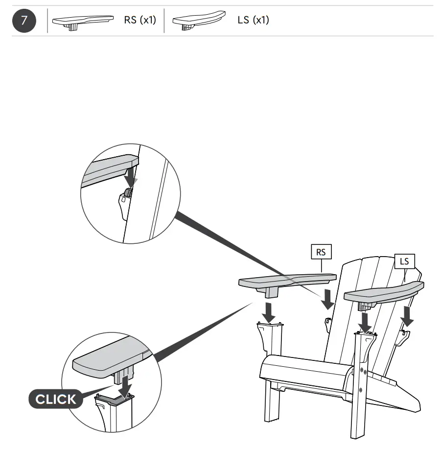 Keter B09TG3J5PP Rocking Adirondack Rocker Navy -fig10