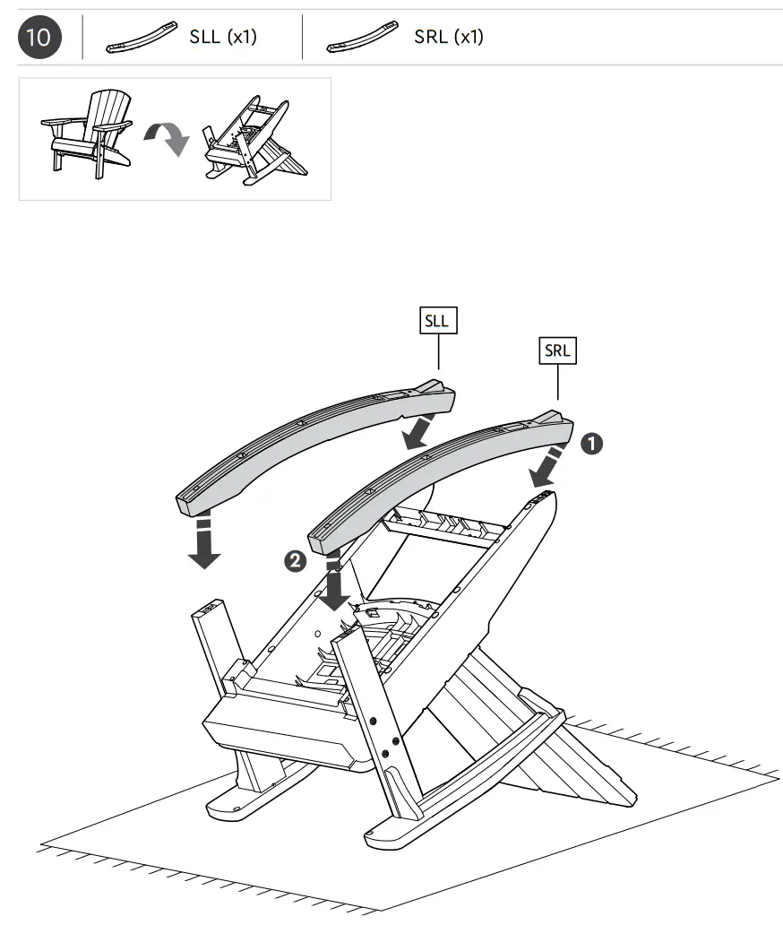 Keter B09TG3J5PP Rocking Adirondack Rocker Navy -fig13