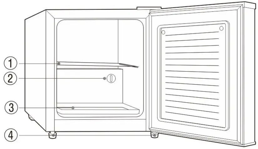 PowerPoint P450TTLFW Mini Freezer and Fridge - Product Features