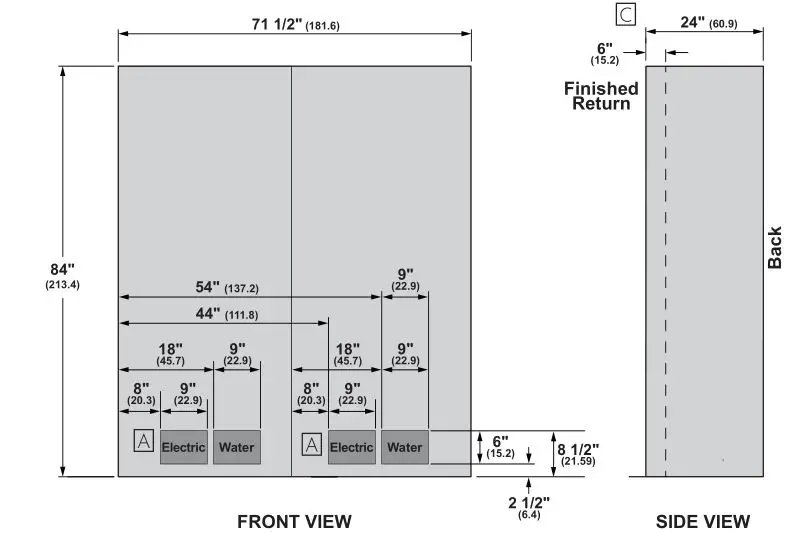 MONOGRAM ZIC363NBVLH 36 Inch Commercial Style Bottom Freezer - DUAL INSTALLATION