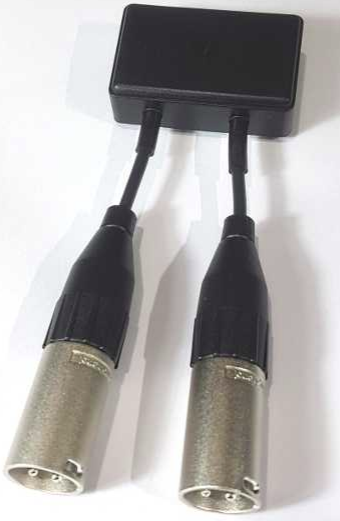 XLR to PIP stereo adapter