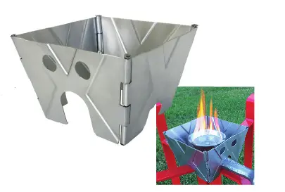 FireDisc Portable Propane Cooker WIND HELMET