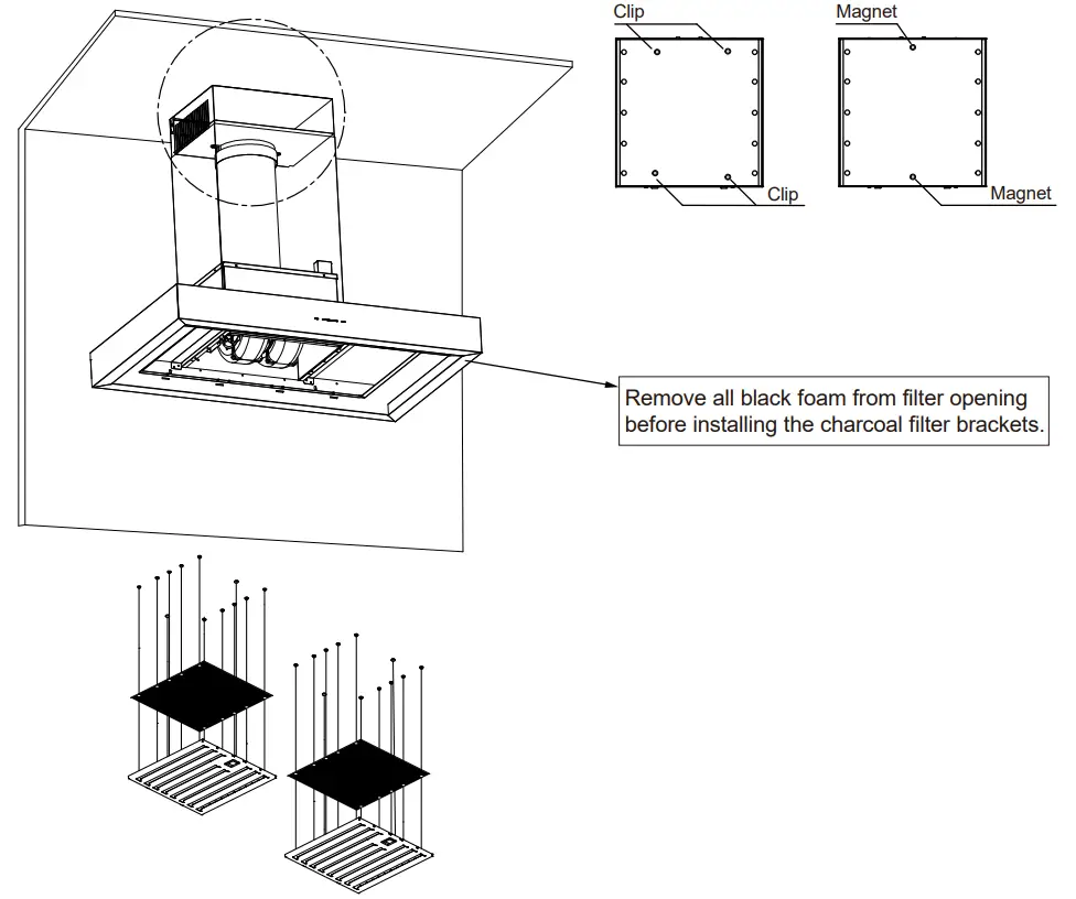 ZEPHYR ZRGE30BS 30 Inch Stainless Steel Convertible Chimney Style Wall Mount Hood 1
