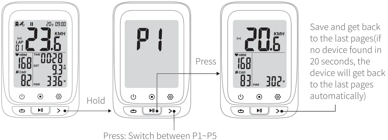 Connecting with ANT+ Sensors