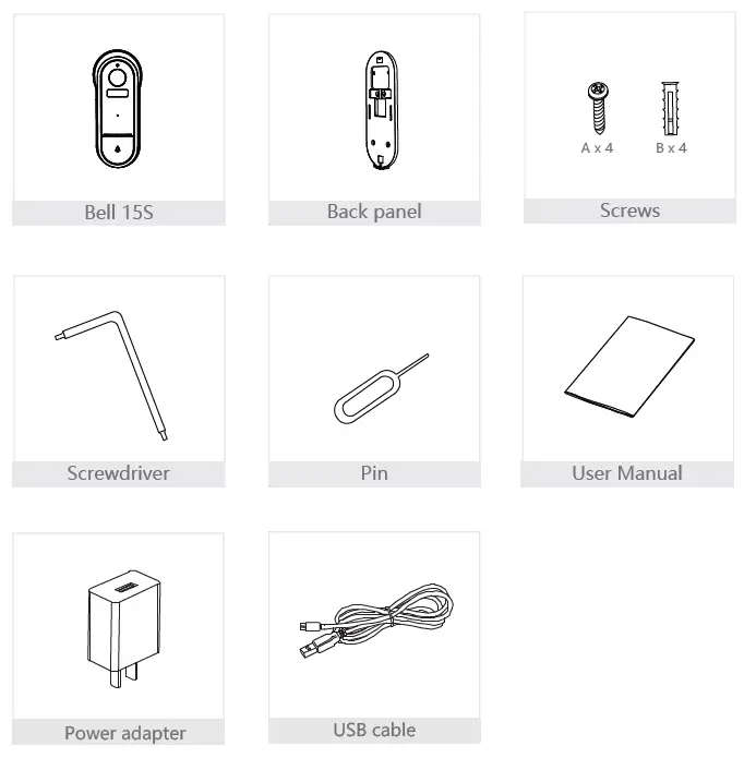 HOMCLOUD Bell 15S Door Bell 1