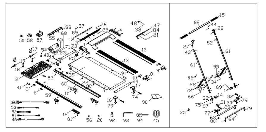FORTIS FST2JOGPADA T2 Ultra Slim Foldable 2 in 1 Walking and Jogging Smart Treadmill - 5