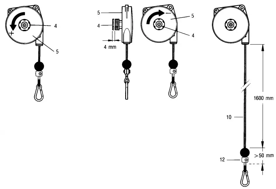 Adjustment of the load