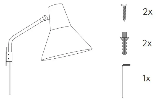 INNOLUX 753793 Carin Wall Lamp E27 - Carin Lisa Johansson Pape 1