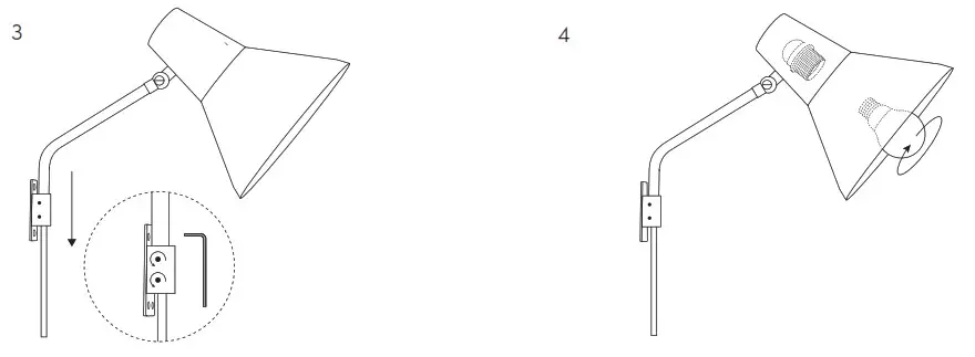 INNOLUX 753793 Carin Wall Lamp E27 - Product Overview 2