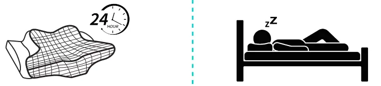 SKG T3-E-Dual-Layer Polyurethane-Memory-Foam-2