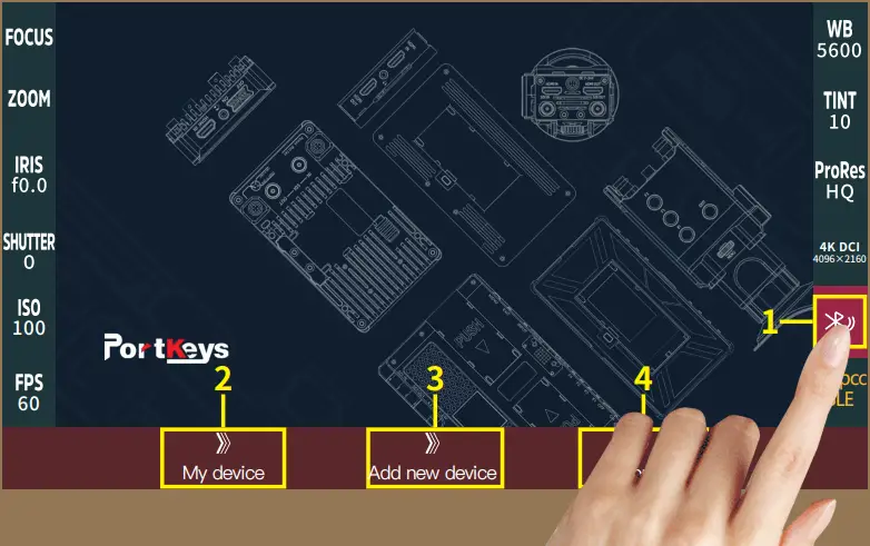 PortKeys LH5PII - Camera Control Interface 4
