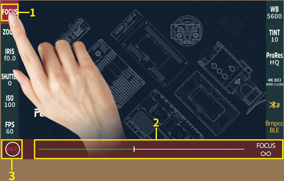 PortKeys LH5PII - Camera Control Interface 8