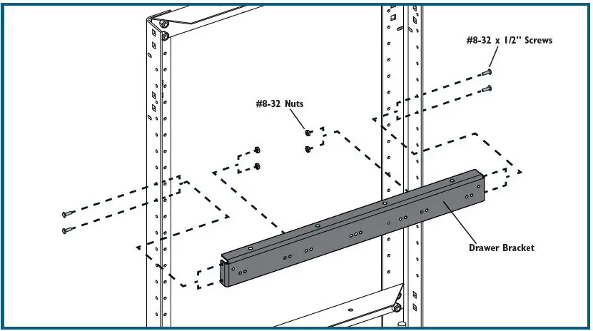 ROCKLER Rock-Steady Router Table Stand Drawer Bracket-1