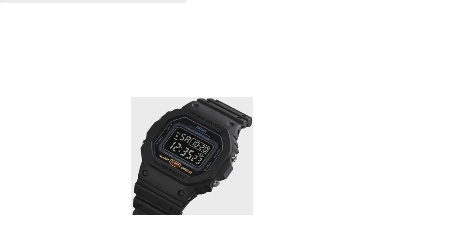 Skmei 1554 Digital Watch User Manual