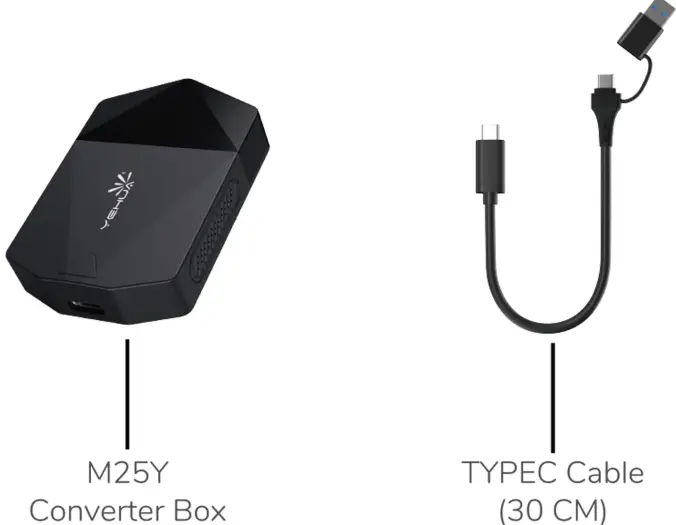 YEHUA M25Y Car Smart Converter Carplay Box-FIG2