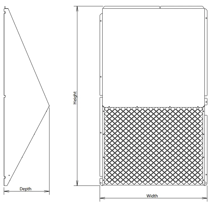 MITSUBISHI ELECTRIC HG-A5 Hail Guard - Fig 1