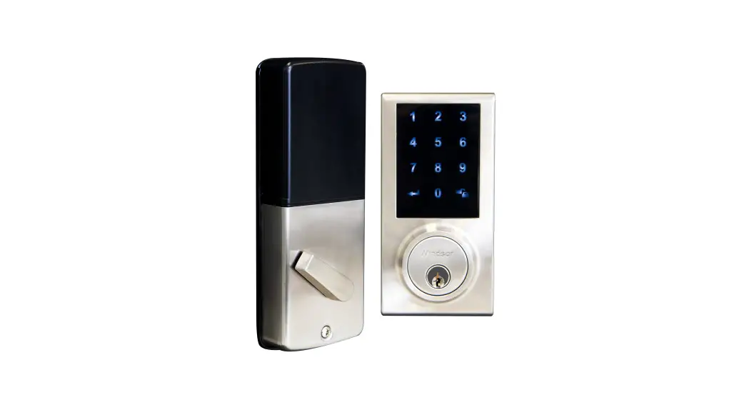 Windsor 1390 Touchpad Electronic Deadbolt Lock User Manual
