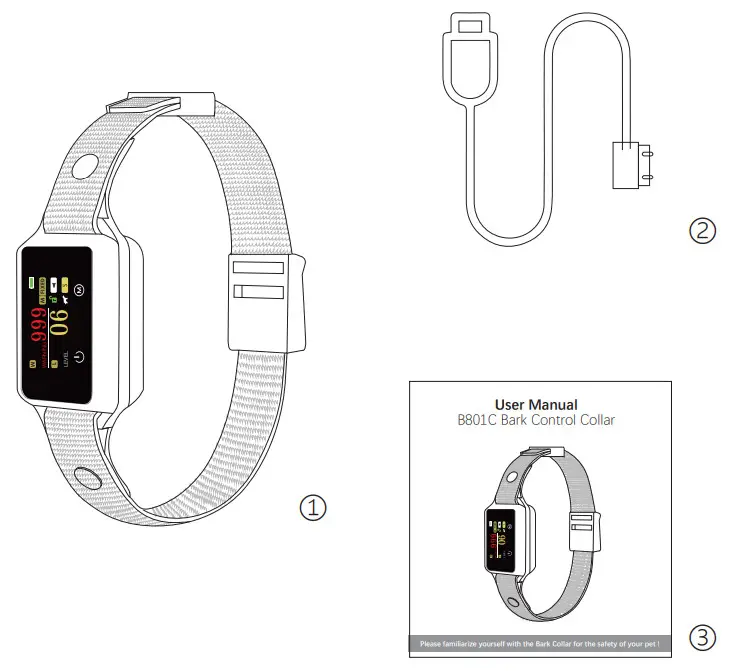 chewy B801 Bark Control Collar - Figure 4