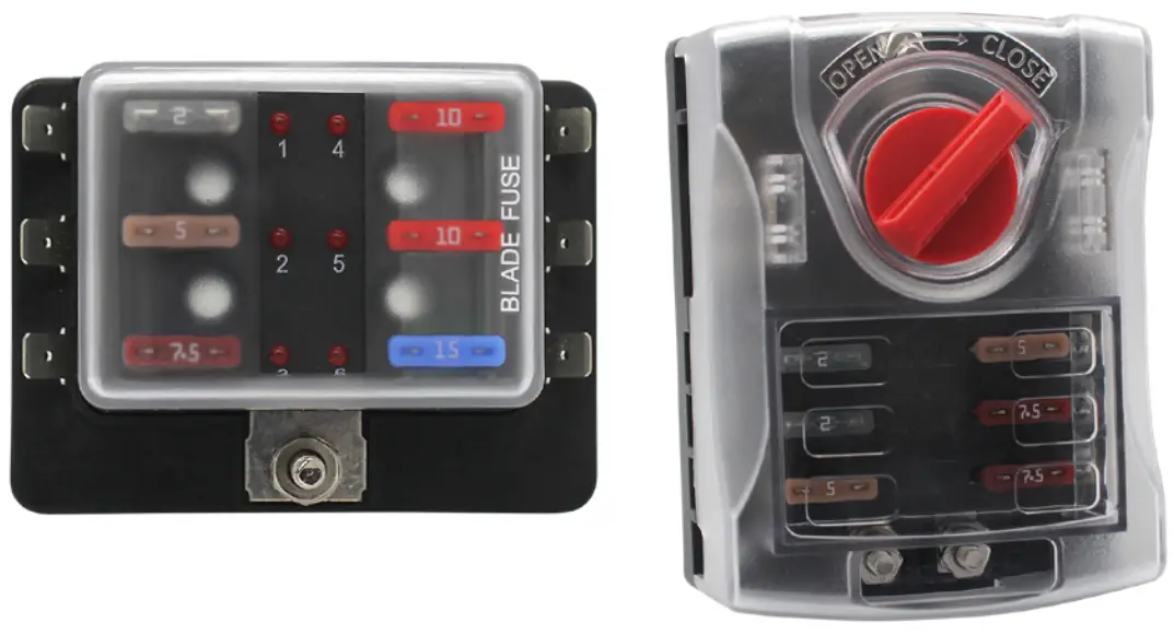 Littelfuse 880025 SD MINI Series Fuse Block with LED Indicators - 1