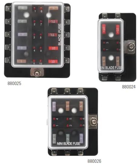 Littelfuse 880025 SD MINI Series Fuse Block with LED Indicators