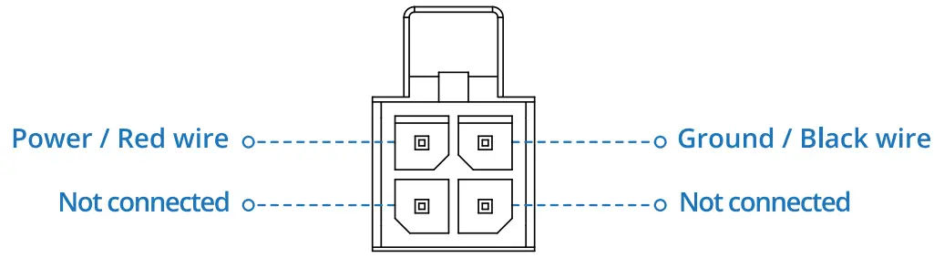 TELTONIKA TSW100 - POWER SOCKET PINOUT
