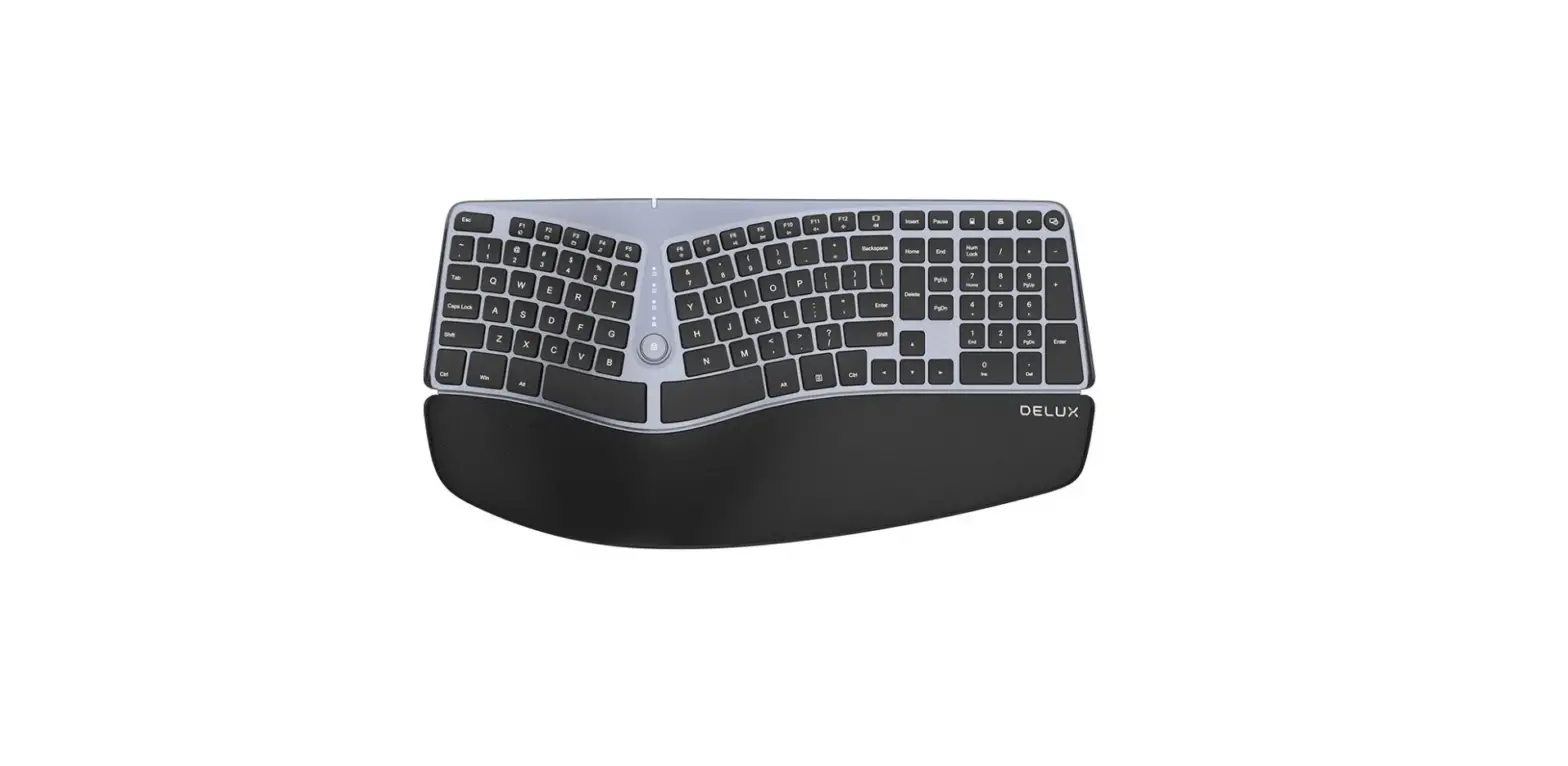 Delux Gm901u Wired 107 Keys Split Ergonomic Keyboard User Manual