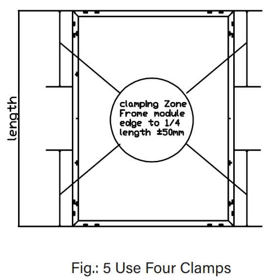 PERLIGHT PLM-400OM2B-66 400W All Black Delta Solar Panel - Four Clamps