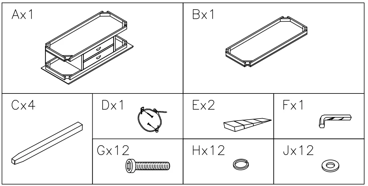 ASHLEY D583-59 Dining Room Whitesburg Dining Server - Figure 1