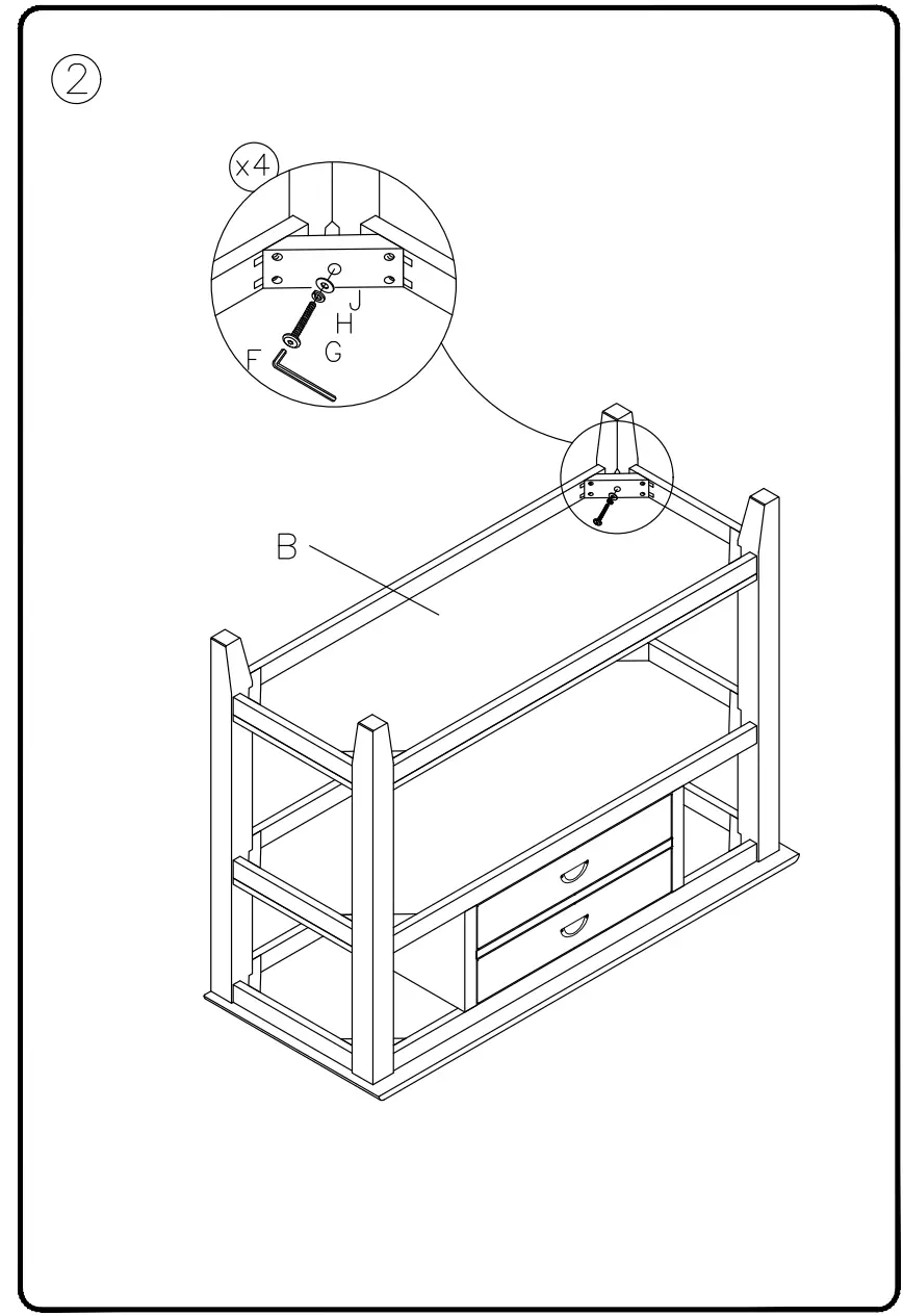 ASHLEY D583-59 Dining Room Whitesburg Dining Server - Figure 3