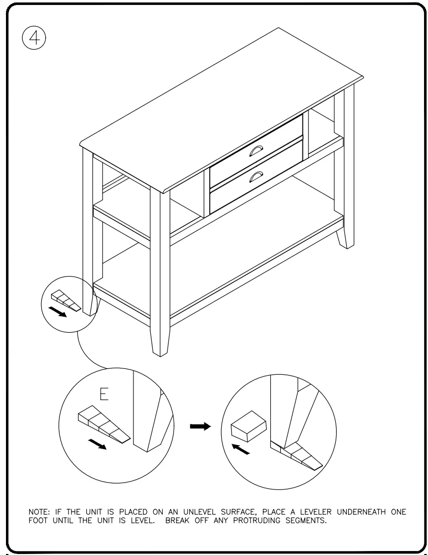 ASHLEY D583-59 Dining Room Whitesburg Dining Server - Figure 5
