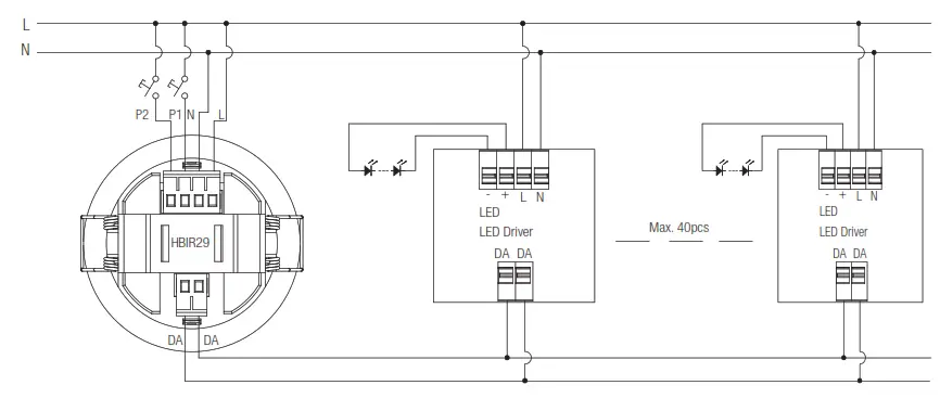 HYTRONIK HBIR29 PIR Standalone Motion Sensor with Bluetooth 5.0 SIG Mesh - 4