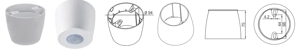 HYTRONIK HBIR29 PIR Standalone Motion Sensor with Bluetooth 5.0 SIG Mesh - 9
