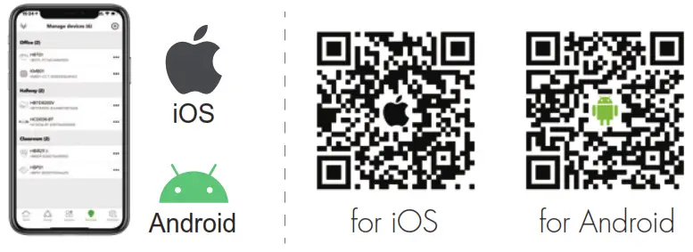 HYTRONIK HBIR29 PIR Standalone Motion Sensor with Bluetooth 5.0 SIG Mesh - qr code