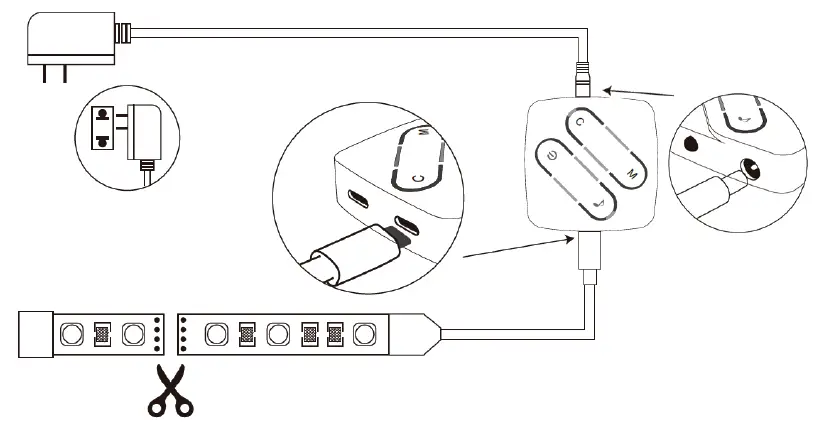 LIDEKA RGBW LED Strip Warm Wit Dimbaar 3