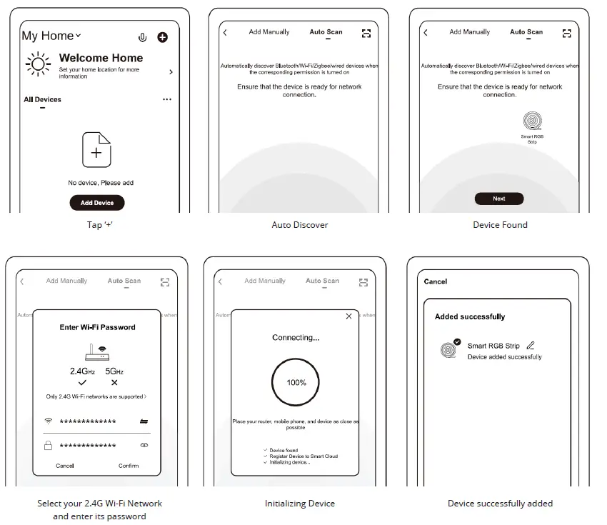 LIDEKA RGBW LED Strip Warm Wit Dimbaar 6