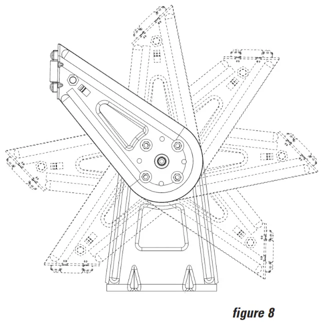 REELCRAFT RT402 OLP Series RT Spring Driven Hose Reels - Positioning the Guide Arm