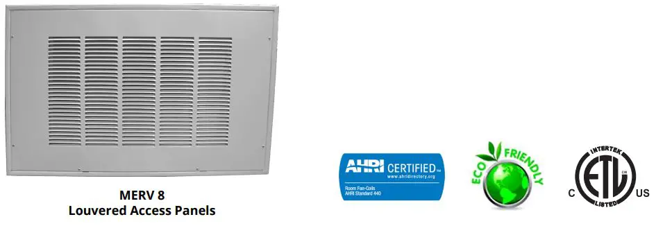 AE-Air APHBC Horizontal Fan Coil with Plenum Chilled or Hot Water Owner's Manual - Return Air Plenums