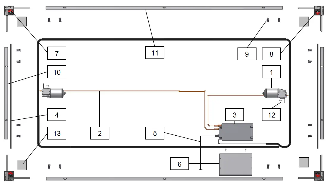 ROPOX-4Single-Frame-Electric-Height-Adjustment-65-95 cm-07