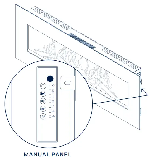 NOBLE-FLAME-VEGAS-HiFi-Stainless-Steel-Electric-Wall-Mounted-Fireplace-FIG-9