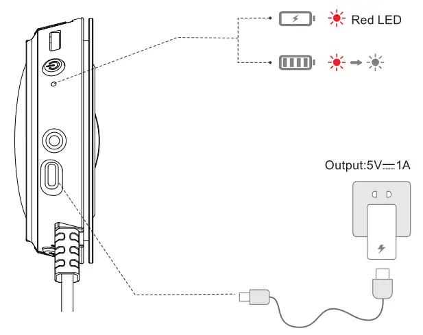 BINNUNE BW02 2.4G Wireless Gaming Headset - charging