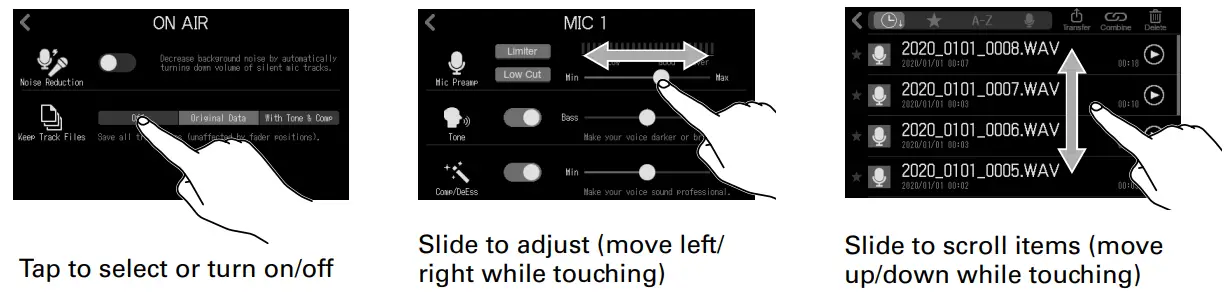 ZOOM Podtrak P8 Portable Multitrack Podcast Recorder - Using