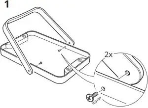 IKEA IKORNNES Standing Table Mirror - pig 2