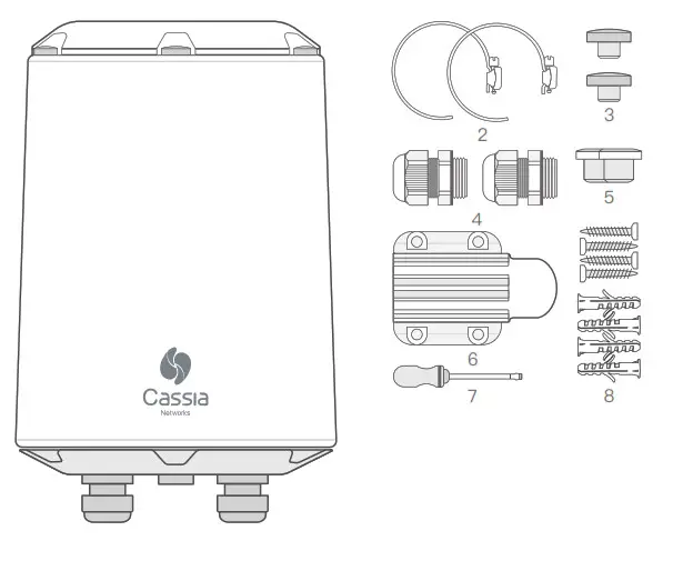 Cassia X2000 Bluetooth Router- INCLUDED IN PACKAGE