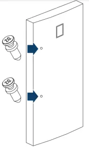 Installing the door handle