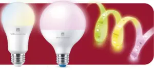 Ansell LIGHTING Octo Wiz A60 Smart Tunable White Dimmable LED Lamp E27 8W - PRODUCT 3