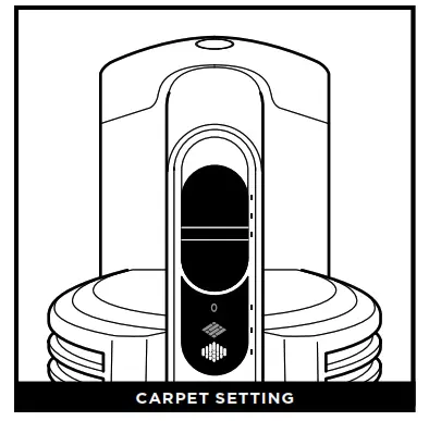 Shark VERTEX MultiFLEX DuoClean PowerFins - CARPET SETTING