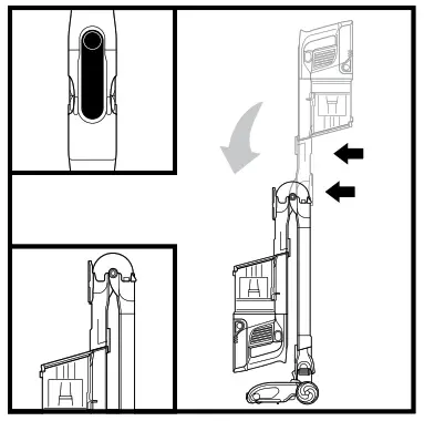 Shark VERTEX MultiFLEX DuoClean PowerFins - MULTIFLEX STORAGE