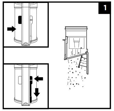 Shark VERTEX MultiFLEX DuoClean PowerFins - REMOVING