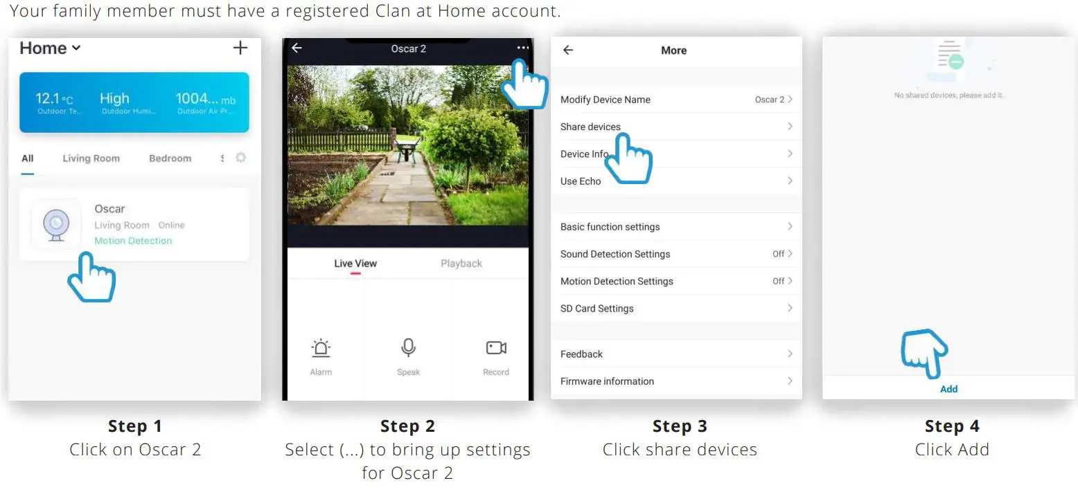time2 Oscar 2 Outdoor Camera User Manual - Sharing Oscar 2